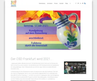 CSD-Frankfurt.de(Offizielle Webseite) Screenshot