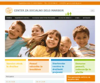 CSD-MB.si(Center za socialno delo Maribor) Screenshot