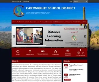 CSD83.org(Cartwright School District) Screenshot