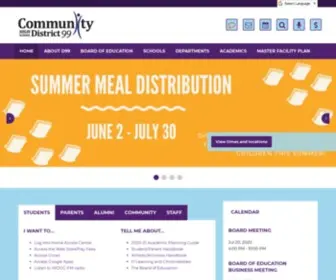 CSD99.org(Community High School District 99) Screenshot