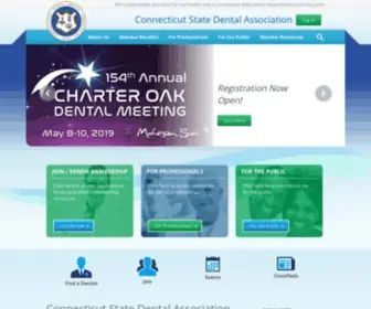 Csda.com(Connecticut State Dental Association) Screenshot