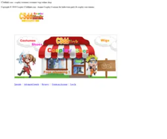 CSDdlink.com(Cosplay costumes costumes wigs online shop) Screenshot