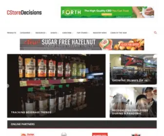 Csdecisions.com(C Store News) Screenshot