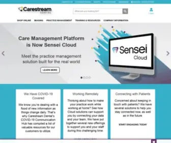 Csdental.com(Carestream Dental United States) Screenshot