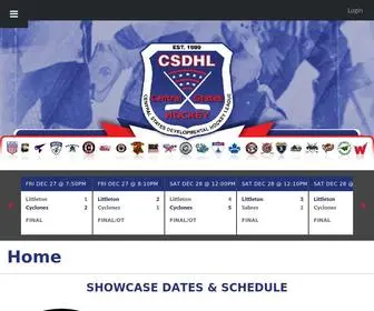 CSDHL.org(Central States Development Hockey League) Screenshot