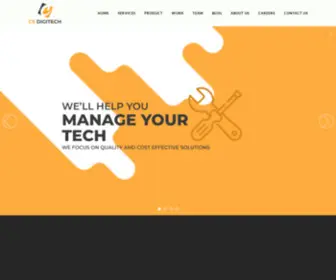 Csdigitech.com(CS Digitech) Screenshot
