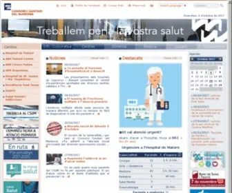 CSDM.cat(Consorci Sanitàri del Maresme (CSDM)) Screenshot