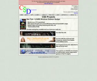 CSDprojects.co.uk(Crazy Software Developments) Screenshot