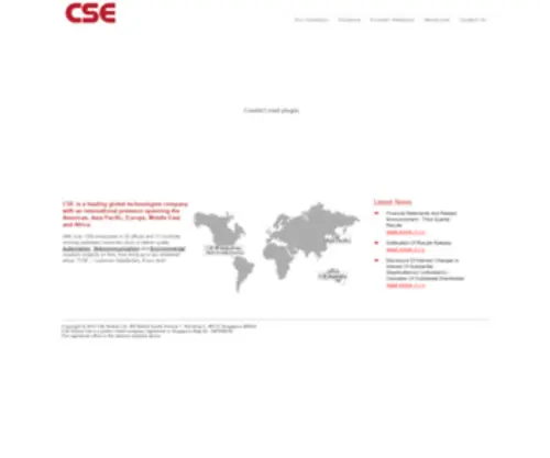 Cse-Global.com(CSE Global) Screenshot