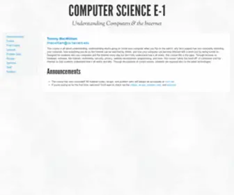Cse1.net(Computer Science E) Screenshot