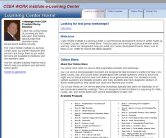 Csealearningcenter.org(CSEA WORK Institute e) Screenshot