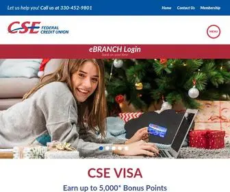 Csefcu.com(CSE Federal Credit Union Membership) Screenshot