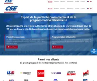 Cse.fr(CSE architecte de systèmes stratégiques pour les médias) Screenshot