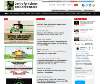 Cseindia.org(Centre for Science and Environment) Screenshot