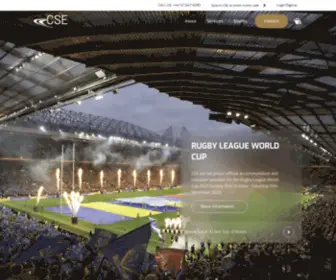 Cseplc.com(Corporate & Sporting Events Management) Screenshot