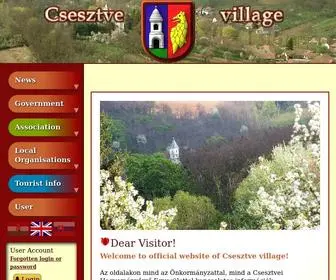 Csesztve.hu(Község) Screenshot