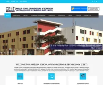 Cset.org.in(Camellia School of Engineering and Technology) Screenshot