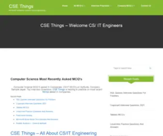 Csethings.com(CSE Things) Screenshot