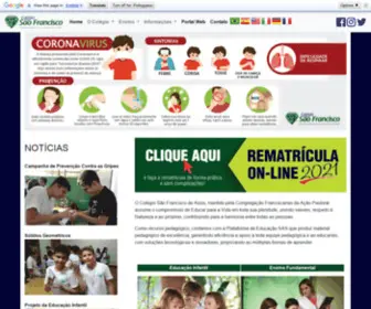 Csfa.com.br(Colégio São Francisco de Assis) Screenshot