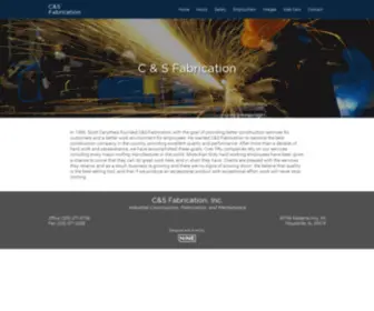 Csfab-INC.com(C&S Fabrication) Screenshot