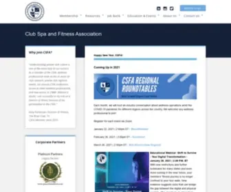 Csfassociation.com(Club Wellness Community) Screenshot