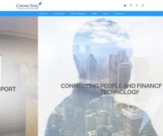 CSFgroup.com(Chong Sing Holdings FinTech Group Limited) Screenshot