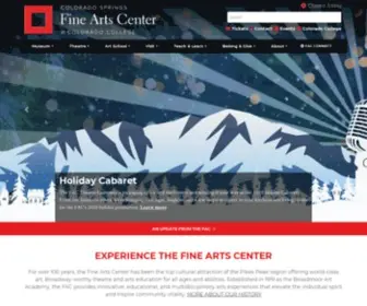 Csfineartscenter.org(Colorado Springs Fine Arts Center) Screenshot