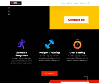 Csfitnessstudio.in(WordPress) Screenshot