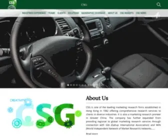 CSG-Worldwide.com(Consumer Search Group) Screenshot