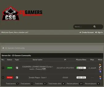 Csgamers.tk(CS Gamers Community) Screenshot