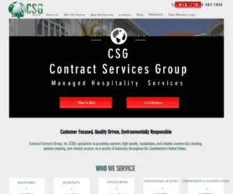 CSgcares.com(Contract Services Group) Screenshot