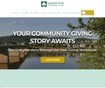 Csgiving.org(Community Giving Foundation) Screenshot