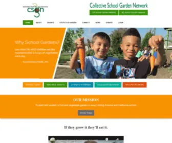 CSGN.org(The Collective School Garden Network) Screenshot