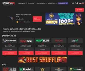 Csgocatalog.com(Csgocatalog) Screenshot