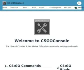 Csgoconsole.com(Home) Screenshot