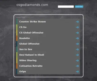 Csgodiamonds.com Screenshot