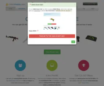 Csgopoints.com(Free CS GO Skins) Screenshot