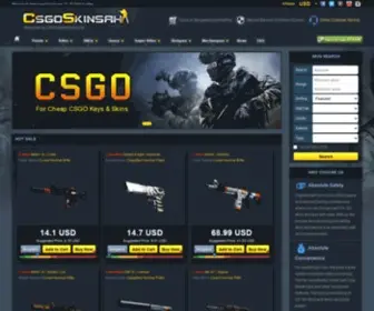 Csgoskinsah.com(CSGO Skins Marketplace) Screenshot