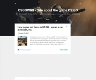 Csgowiki.net(Site about the game CS) Screenshot