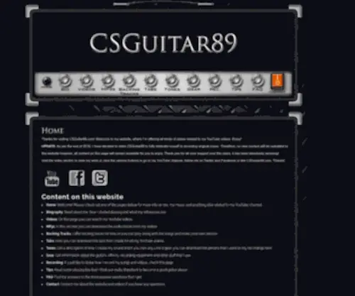 Csguitar89.com(Csguitar 89) Screenshot