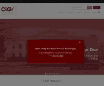 CSGV.org(Coalition to Stop Gun Violence) Screenshot