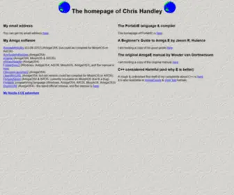 Cshandley.co.uk(The homepage of Christopher Handley) Screenshot