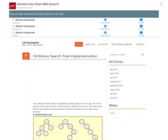 Csharpexamples.com(C# Examples) Screenshot