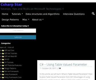Csharpstar.com(C# Tutorials) Screenshot