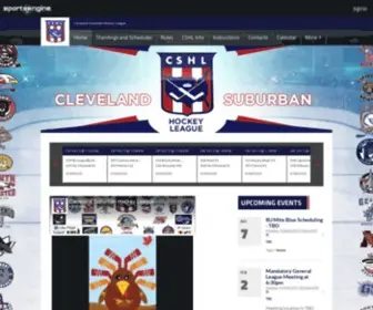 CSHlhockey.org(Cleveland Suburban Hockey League) Screenshot