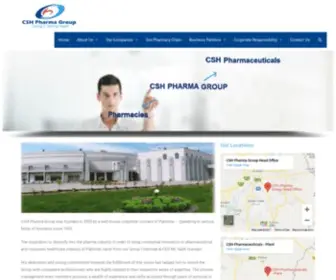 CSHpharmagroup.com(Caring & Serving Health) Screenshot