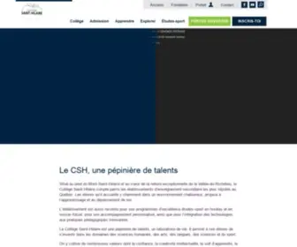 CSH.qc.ca(Collège Saint) Screenshot