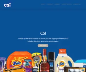 Csi-Labels.com(EAS Label Solutions) Screenshot