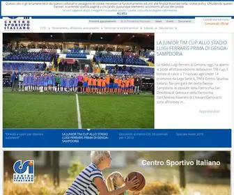 Csi-Net.it(Centro Sportivo Italiano) Screenshot