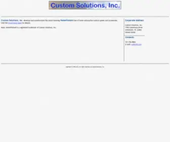 Csi3.com(Custom Solutions) Screenshot